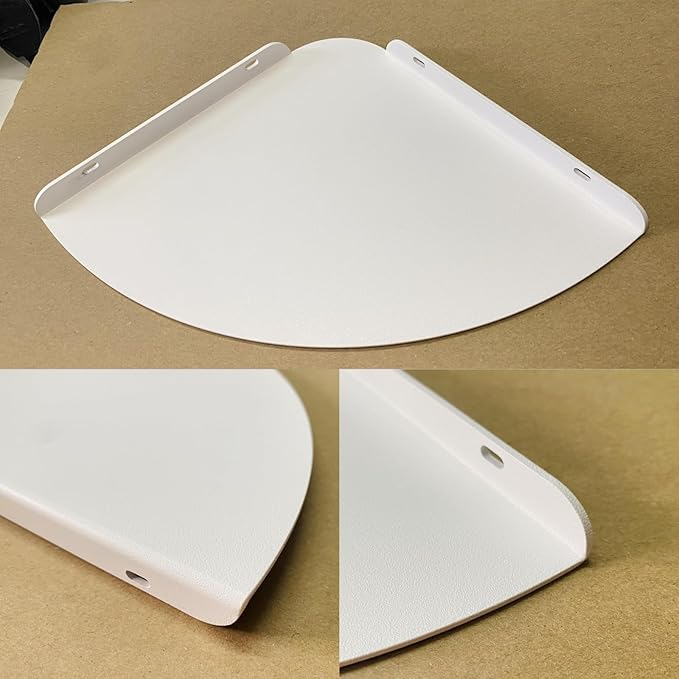 Small Wall Mounted Floating Corner Shelves 7 inch Metal Shelf Corner Shelf