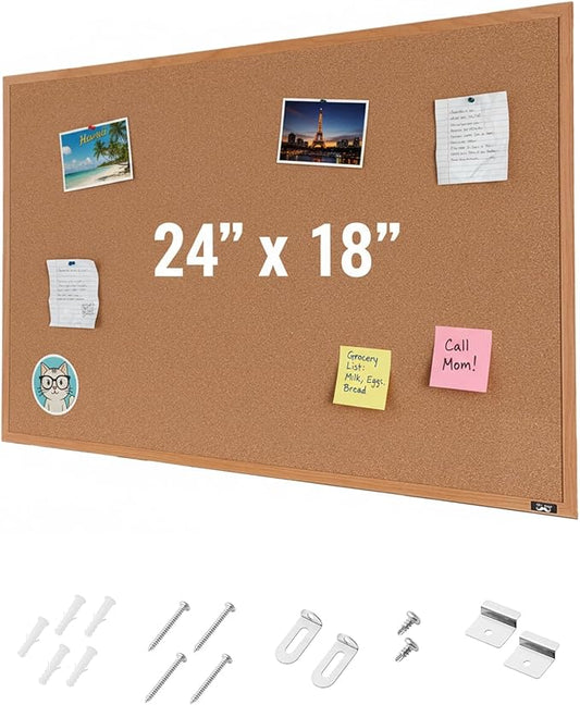 Mr. Pen- Cork Notice Board, 24 X 18 Inches, Cork Bulletin Board