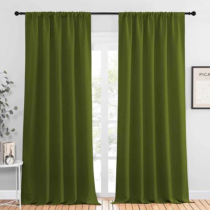 NICETOWN Blackout Curtains for Living Curtains, 2 Panels, 52 by 95, Room