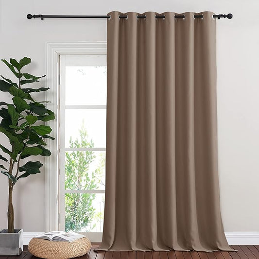 NICETOWN Blackout Curtain for Patio Door, Grommet Top Sliding Door Panel