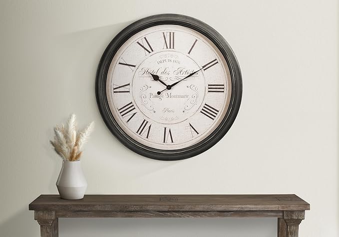Monarch Specialties I 9026 Clocks, Large Oversized, Wall Clock, Transitional