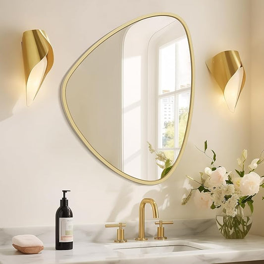 WallBeyond Asymmetrical Mirror, Irregular Wall Mirror, Wall Mirrors Decorative