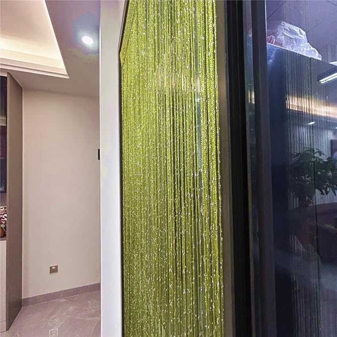 ave split Decorative Door String Curtain Wall Panel Fringe Window Room Divider