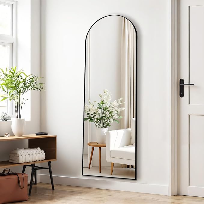 Arched Mirror Full Length, Upgraded 16"x59" Body Wall Mirrors