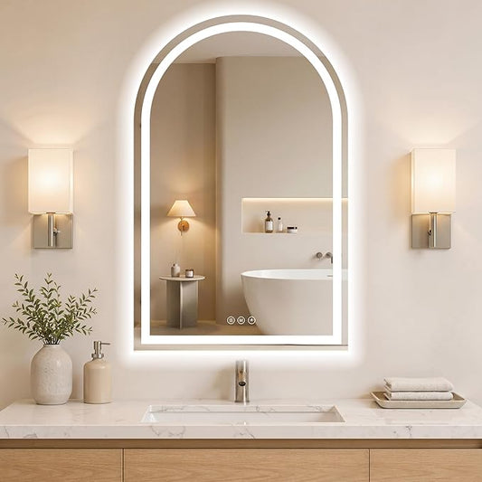 Arched LED Bathroom Mirrors