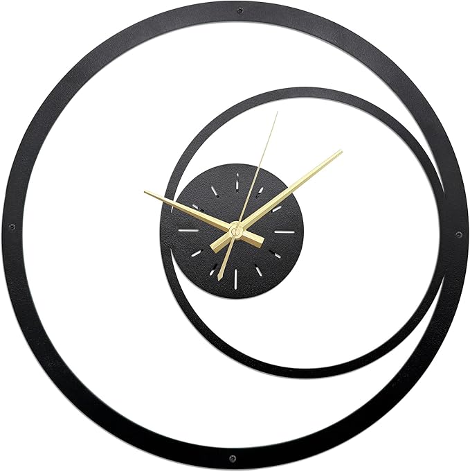 Minimalist Metal Wall Clock