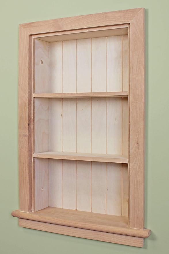 14x24 Aiden Recessed Wall Niche Medicine Cabinet Replacement, in The Wall