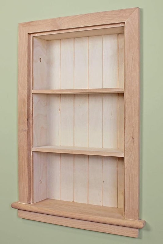 14x24 Aiden Recessed Wall Niche Medicine Cabinet Replacement, in The Wall