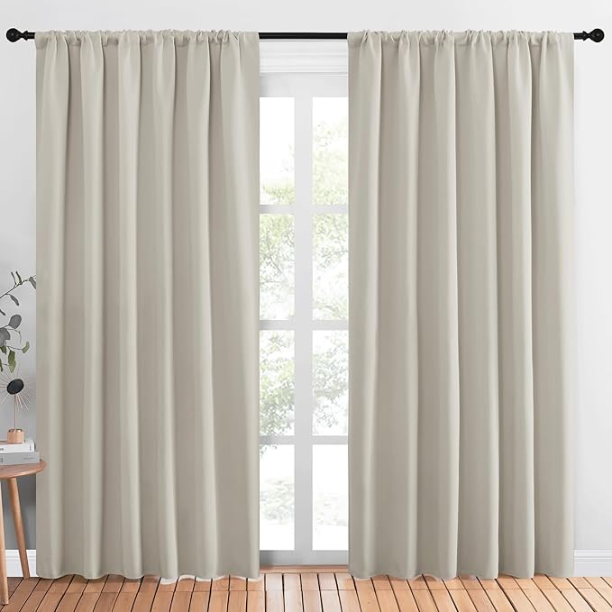 NICETOWN Living Room Curtains, 1 Pair, 70 x 84-inch, Home Decorations Thermal