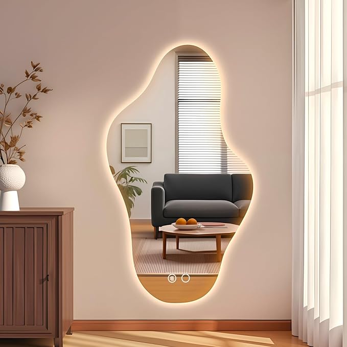 Modern Irregular LED Bathroom Mirror