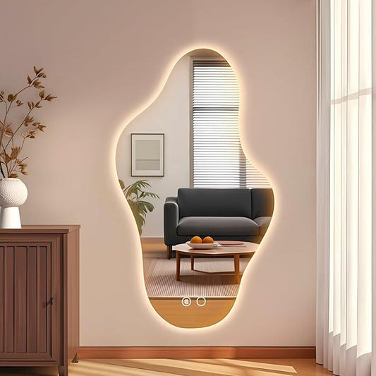 Modern Irregular LED Bathroom Mirror