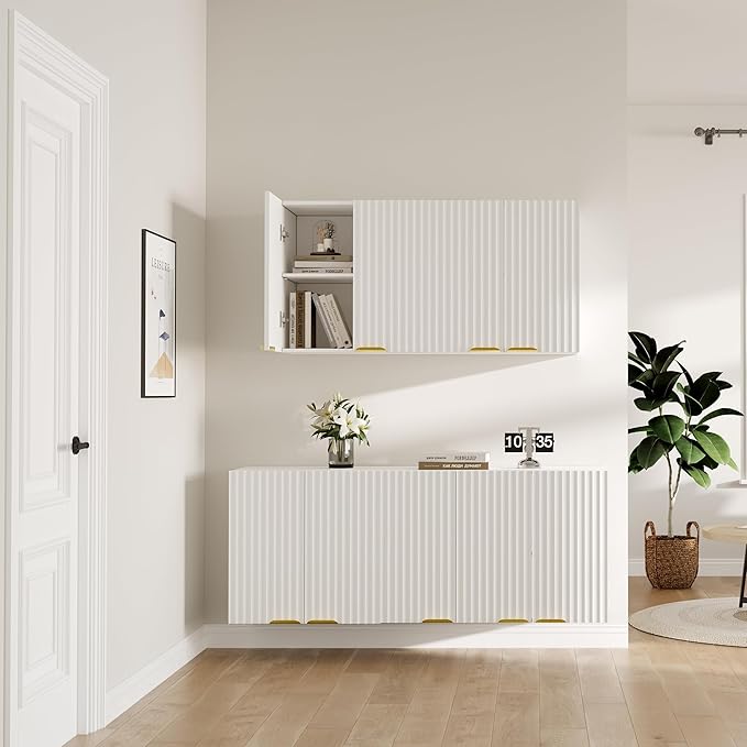 ChooChoo Bathroom Wall Cabinet, Kitchen Storage Cupboard Cabinet