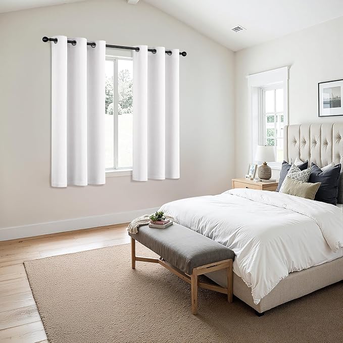 MIULEE Blackout Curtains for Bedroom Living Room 2 Panels, Thermal Insulated