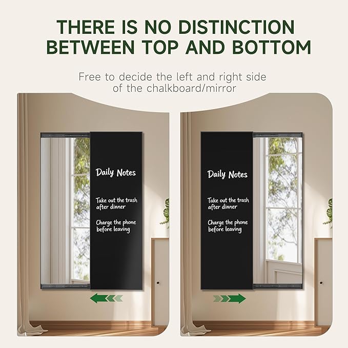 SELEAD 2-in-1 Magnetic Chalkboard
