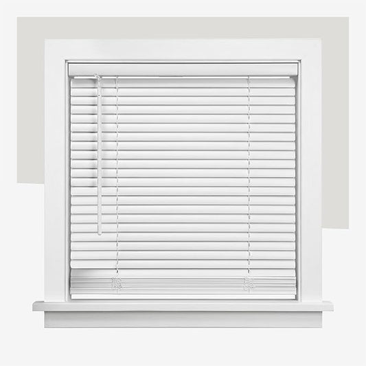 CHICOLOGY Cordless Mini Blinds for Indoor Windows, 24.5" W x 60" H, Light