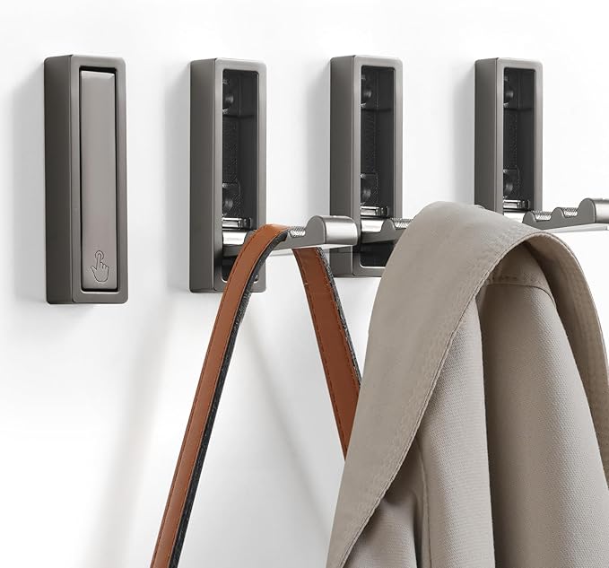 Folding Wall Hook, Heavy Duty Zinc Alloy No Rust Fold Up Hooks