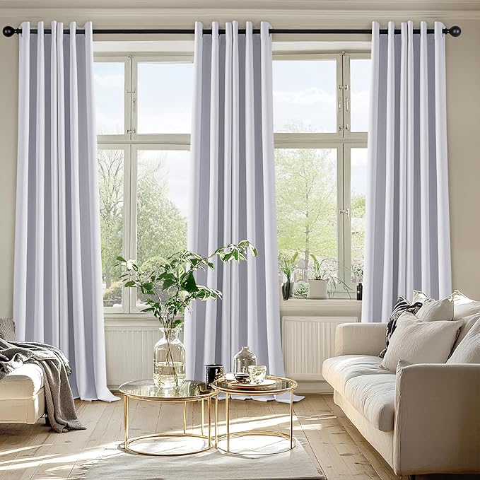 MIULEE Blackout Curtains for Bedroom Living Room 2 Panels, Thermal Insulated