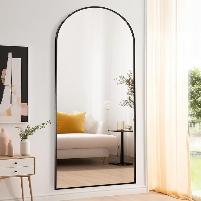 Floor Length Mirror, Wall Mounted Mirrors, Arched-Top Body Mirror
