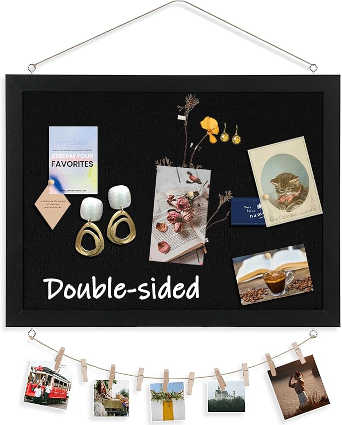 DOLLAR BOSS Black Cork Board