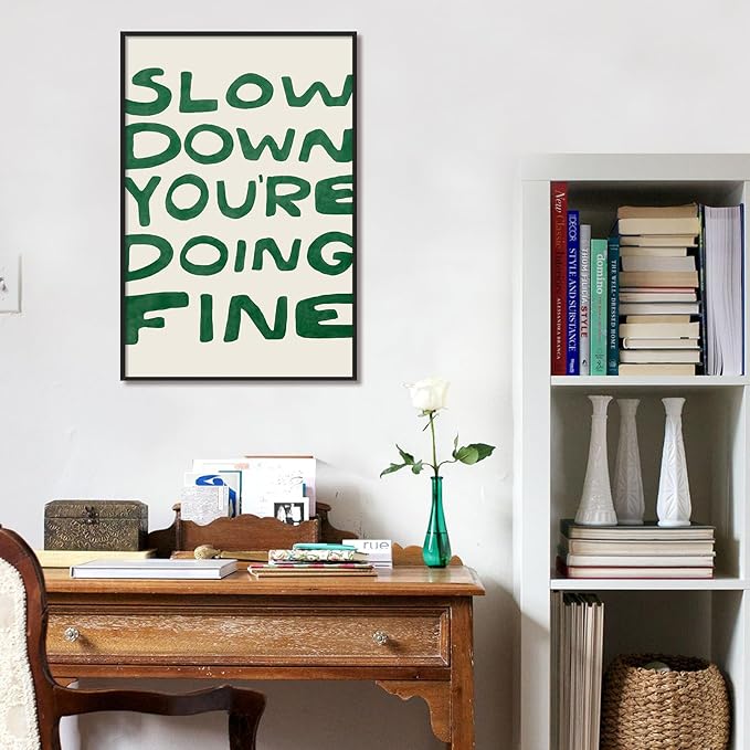 Daily Reminder Positive Canvas Wall Art, Positive Affirmations Wall Decor