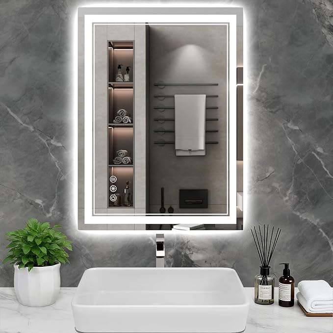36x24 Inch LED Bathroom Mirror