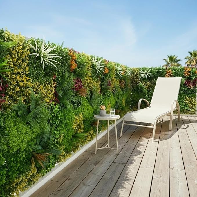 Artificial Grass Wall Backdrop Panels, Faux Boxwood Panels
