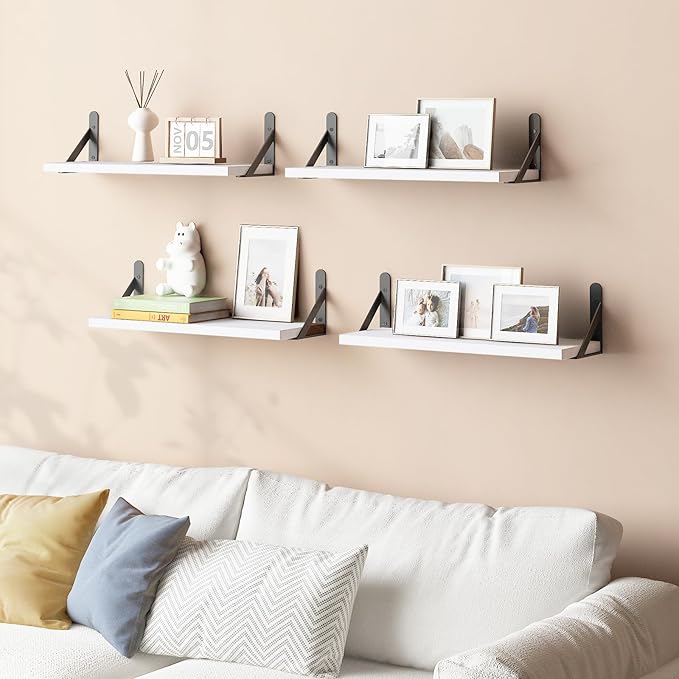 YGEOMER 16.5 Inch Floating Shelves