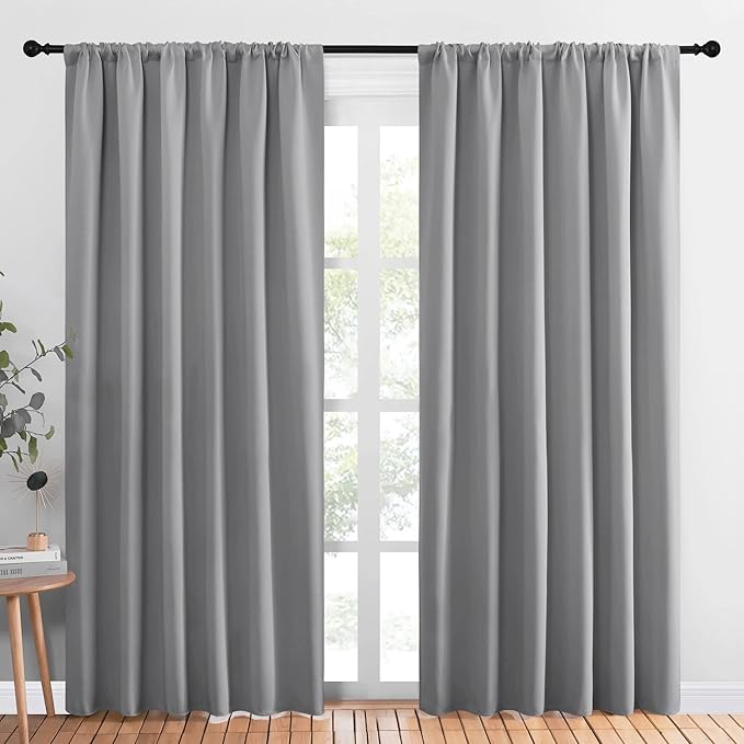 NICETOWN Blackout Curtain Panels 84 inches Long