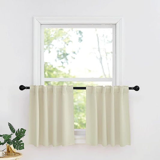 RYB HOME Kitchen Window Curtains