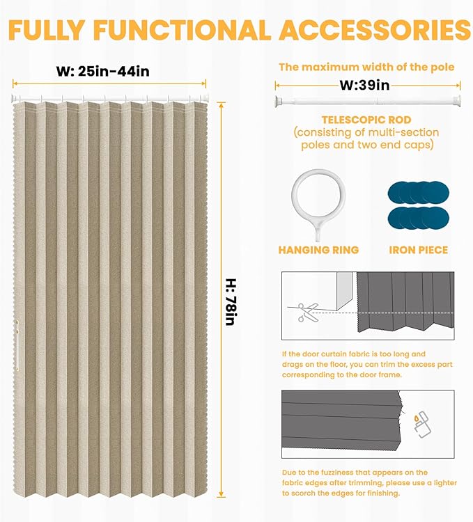 AJAZZ Blackout Accordion Door