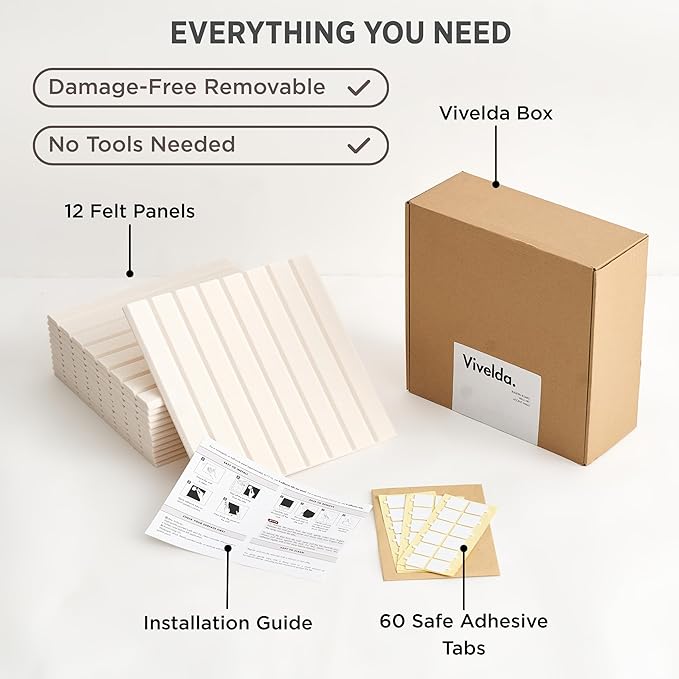 VIVELDA Large Bulletin Board 48x36- Office Wall Organizer, Replace Your Old