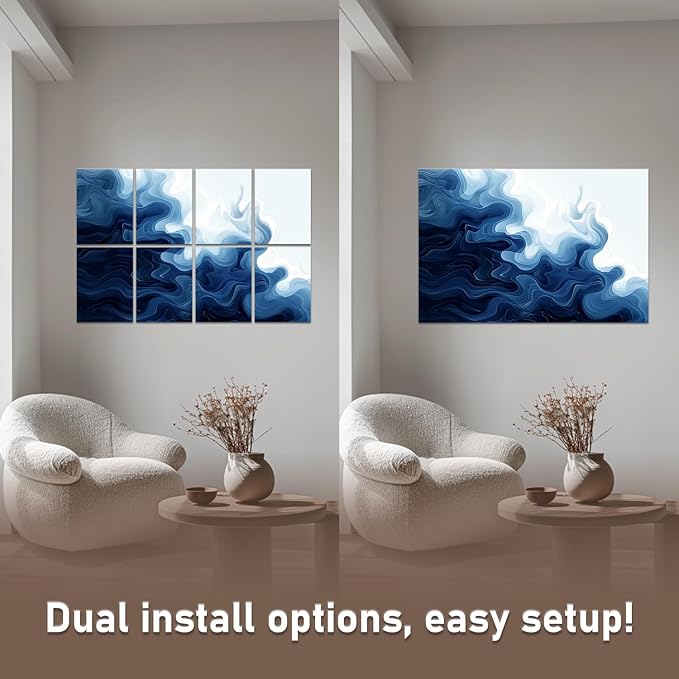 FurnoFlexArt Acoustic Panels Tiles Decorative Room Sound Proof Foam Absorbing