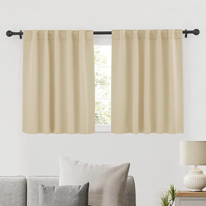 RYB HOME Bathroom Curtains Blackout