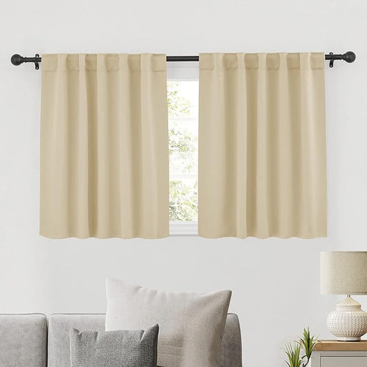 RYB HOME Bathroom Curtains Blackout