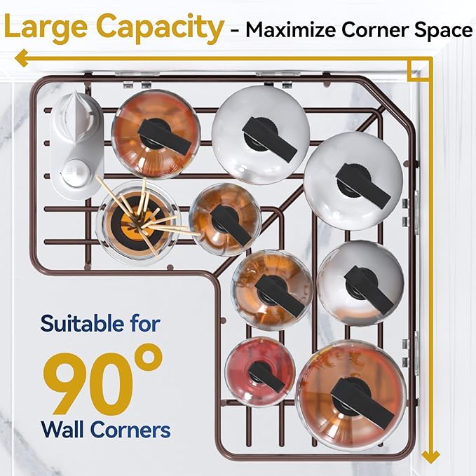 YASONIC Shower Caddy Corner, No Drilling Shower Organizer Corner