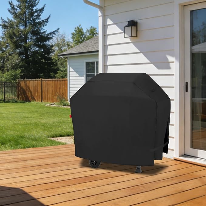 Outdoor Grill Cover for Royal Gourmet GA5401T 5-Burner Propane Gas Grill, 52 Inch Waterproof 600D Grill Cover for GA4402S 4-Burner BBQ Gas Grill, Heavy Duty Gas Grill Covers-52 x 26 x 43 Inches.