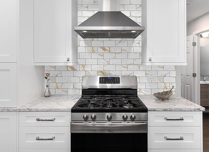 StyloVue 100 Pieces Peel and Stick Backsplash