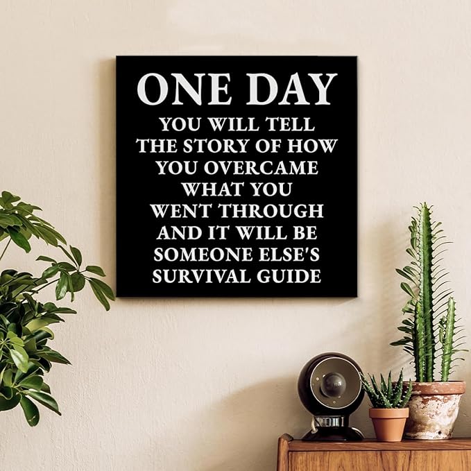 Inspirational Quotes Wall Art Decor, Motivational Success Canvas Painting
