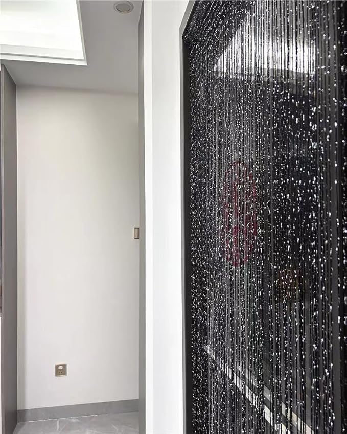 ave split Decorative Door String Curtain Wall Panel Fringe Window Panel Drapes