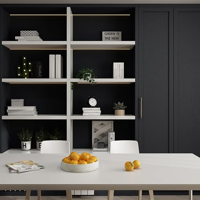FUKU MON 23.6" X 393" Dark Gray Wallpaper Peel and Stick Contact Paper Solid