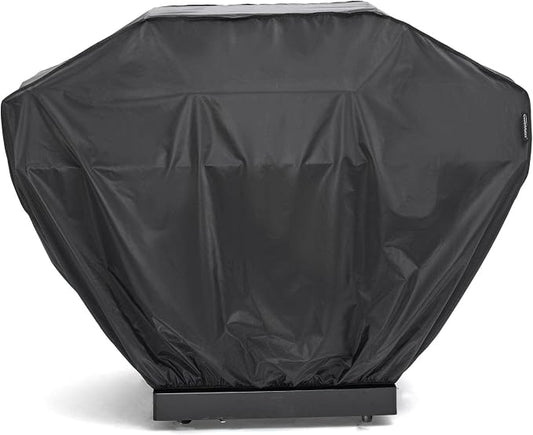 Covermates Grill Cover - Weather Resistant Outdoor Cover, Heavy Duty BBQ Covers for Large Outdoor Kitchen, Classic 12-Guage Vinyl, 57 Inch, Black