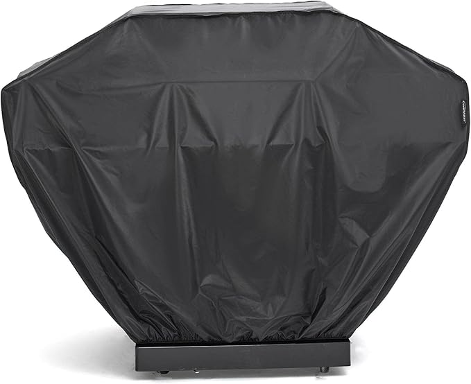 Covermates Classic Grill Cover - All-Weather Heavy Duty Outdoor BBQ Cover with Water-Resistant 12-Gauge Vinyl, Mesh Vents, Protection for Large Outdoor Grills, 45 Inch, Black
