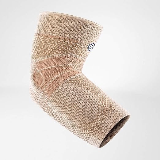 Bauerfeind - EpiTrain - Elbow Support - Targeted Compression for Chronic Elbow Pain - Size 5 - Color Nature