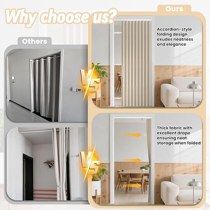 AJAZZ Blackout Accordion Door
