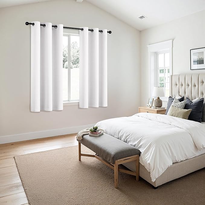 MIULEE Blackout Curtains for Bedroom Living Room 2 Panels, Thermal Insulated