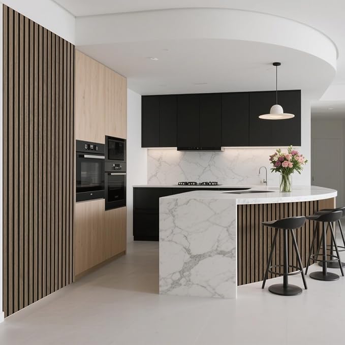 Art3d 1-Pack Acoustic Wood Slat Wall Panel