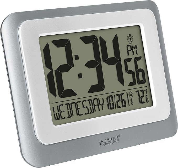La Crosse Technology 513-88907-INT Digital Atomic Clock