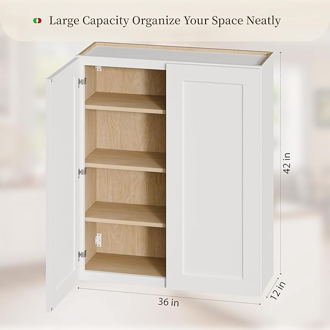 Kisart Laundry Room Cabinets Wall Mounted