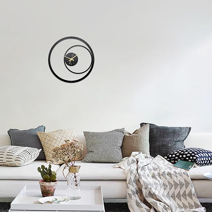 Minimalist Metal Wall Clock
