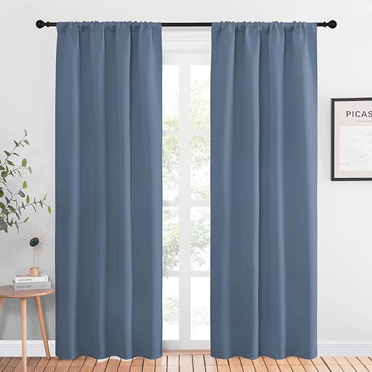 NICETOWN Blackout Curtains for Living Curtains, Window Treatment Curtains &